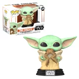 Figura -  Star Wars: The Mandalorian - Bébi yoda békával - The Child with Frog (Funko POP! Star Wars 379)