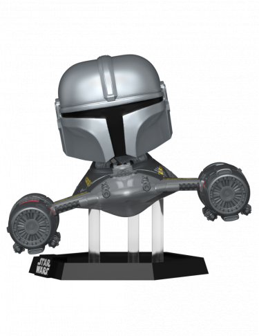 Figura Star Wars: The Mandalorian - The Mandalorian in N-1 Starfighter (Funko POP! Rides 670) (sérült csomagolás)
