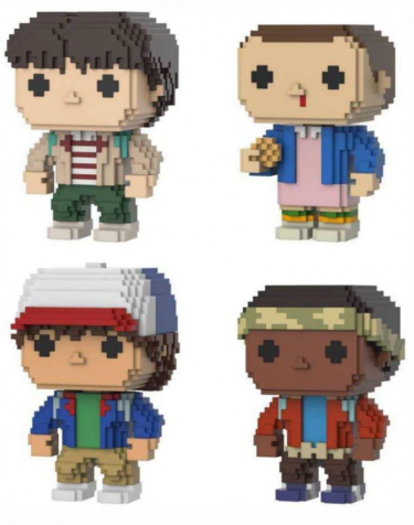 Figura Stranger Things - Eleven with Eggos/Mike/Dustin/Lucas (Funko POP! 8-BIT)