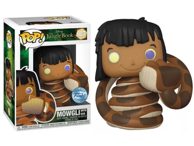 Figura The Jungle Book - Mowgli with Kaa (Funko POP! Disney 987)