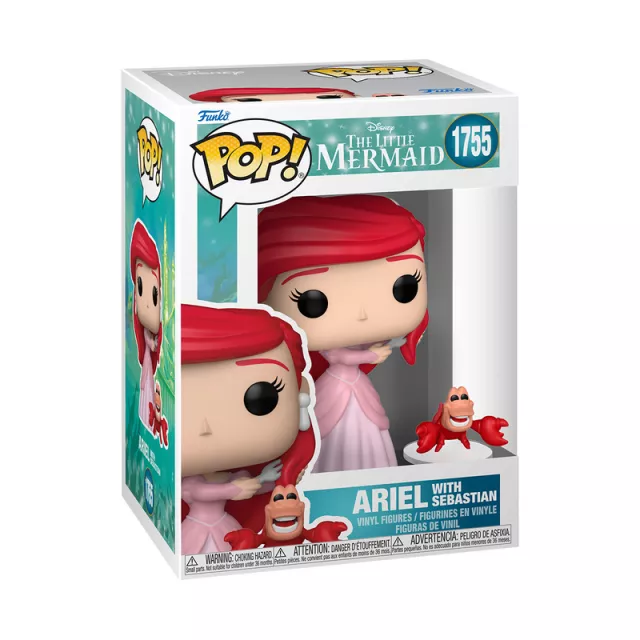 Figura The Little Mermaid - Ariel with Sebastian (Funko POP! Disney 1755) - Disney mesék