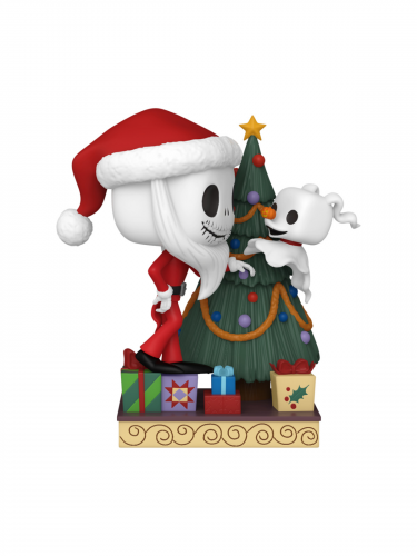 Figura The Nightmare Before Christmas - Jack Skellington and Zero with Tree (Funko POP! Deluxe 1386)