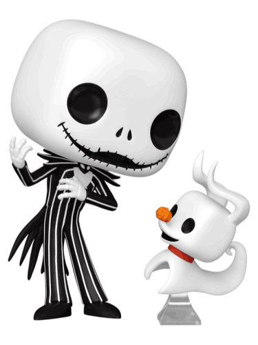Figura The Nightmare Before Christmas - Jack Skellington with Zero (Funko POP! Disney 1808)