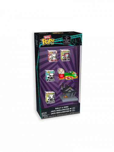 Figura The Nightmare before Christmas - Sally, Jack, Zero 6-pack (Funko Bitty POP)
