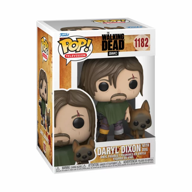 Figura The Walking Dead - Daryl Dixon with Dog (Funko POP! Television 1182)