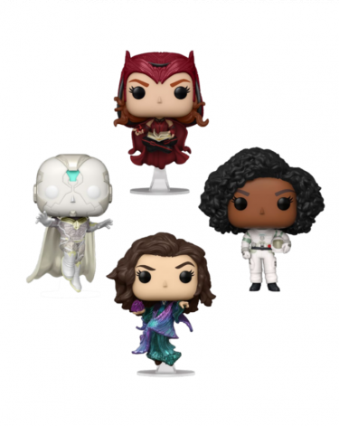 Figura WandaVision - Scarlet Witch/Vision/Monica Rambeau/Agatha Harkness (Funko POP! 4-Pack)