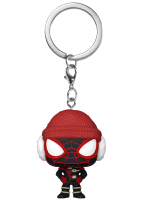 Kulcstartó Spider-Man - Miles Morales (Winter Suit) (Funko)