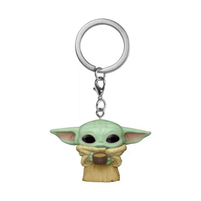 Klíčenka Star Wars: The Mandalorian - The Child with Cup (Funko)
