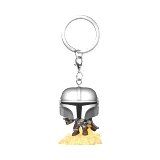 Kulcstartó Star Wars: The Mandalorian - The Mandalorian with Blaster (Funko)