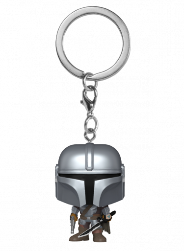 Kulcstartó Star Wars: The Mandalorian - The Mandalorian (Darksaber) (Funko)