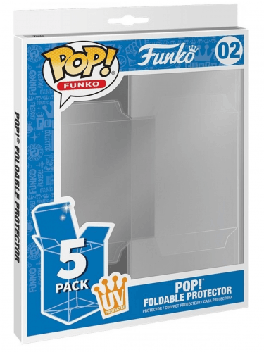 Védőhuzat figurákhoz Funko POP! - Protector 5 Pack Foldable (měkký) (5ks)