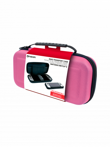 Kemény tok Nintendo Switch 2 számára - Rózsaszín (Switch & Lite & OLED Modell) (SWITCH2)