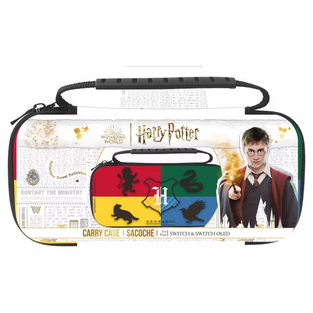 Přepravní pouzdro pro Nintendo Switch - Harry Potter 4 Houses (Switch & Lite & OLED Model)