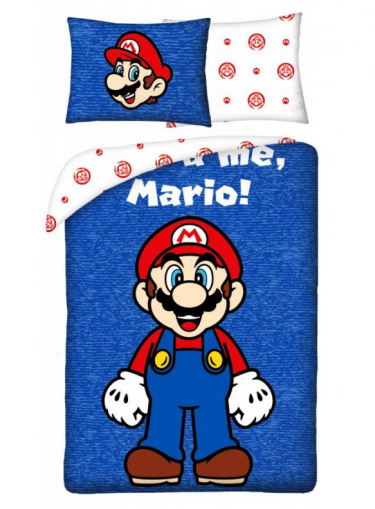 Ágynemű és párnahuzat Super Mario - Én vagyok Mario / Its Me, Mario!