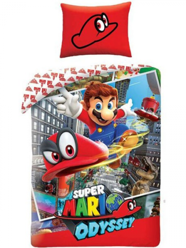 Ágynemű Super Mario - Super Mario Odyssey