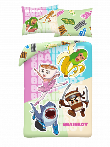 Ágyneműhuzat Brainrot - Characters