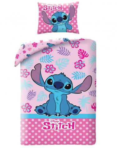 Ágyneműhuzat Disney - Lilo & Stitch Blossom