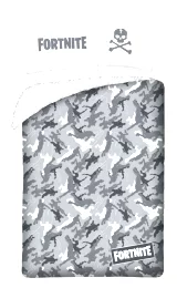 Ágyneműhuzat Fortnite - szürke