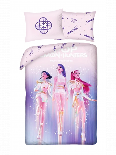 Ágyneműhuzat KPop Demon Hunters - Huntrix Bright