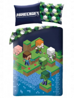 Ágyneműhuzat Minecraft – Steve & Alex