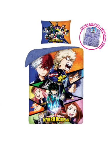 My Hero Academia ágynemű - Characters + hátizsák