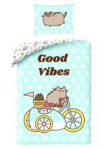 Ágynemű Pusheen - Good Vibes