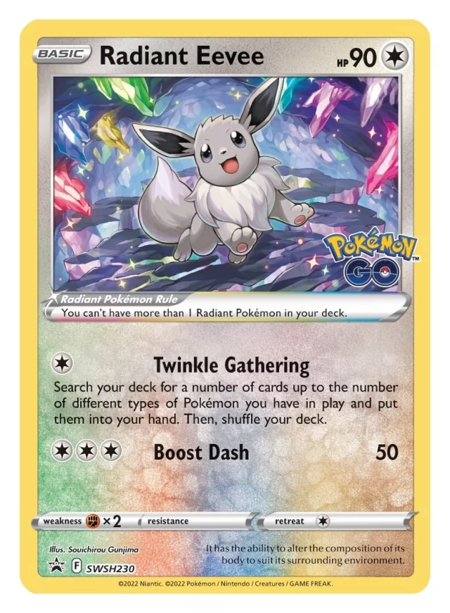 Kártyajáték Pokémon TCG: Pokémon GO - Premium Collection Radiant Eevee