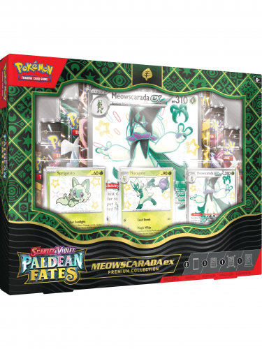 Kártyajáték Pokémon TCG: Scarlet & Violet Paldean Fates - Premium Collection: Meowscarada ex