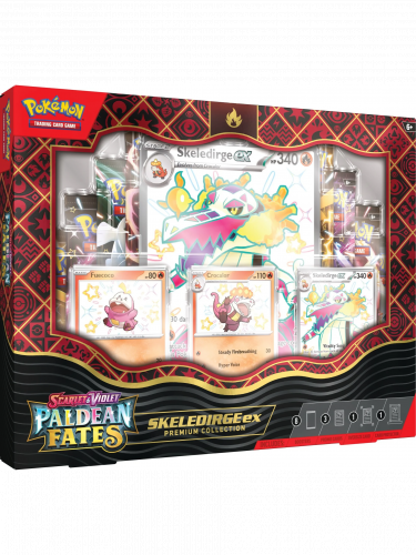 Kártyajáték Pokémon TCG: Scarlet & Violet Paldean Fates - Premium Collection: Skeledirge ex