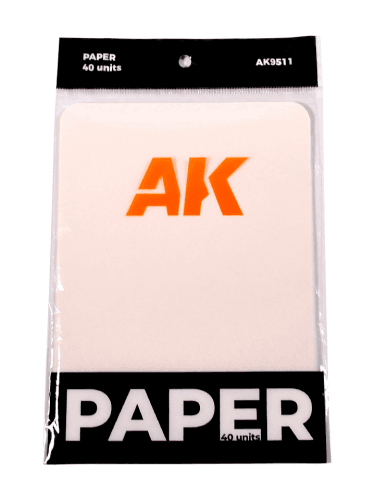 Papír műanyag palettához AK – Wet Palette Paper (40 db)