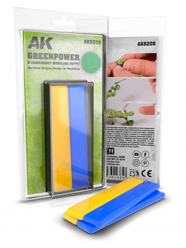AK Greenpower - kétkomponensű epoxi gyurma (tömítőanyag)
