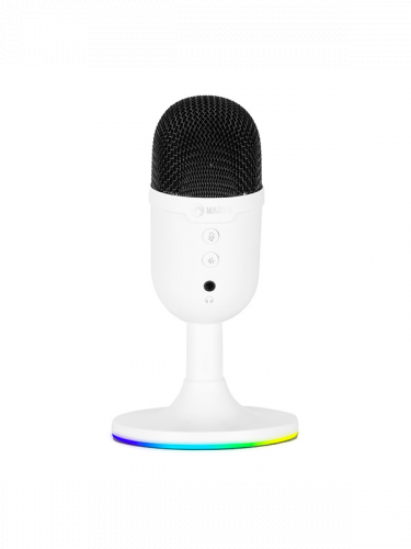 Marvo MIC-06 Fehér játék/streaming mikrofon (PC)