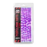 Modellépítő növényzet AK - Purple-pink tufts (4,5 mm) - AK-Interactive
