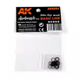 AK Airbrush tömítés – gumitömítés (20 db) - AK-Interactive