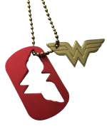  DC Comics medál - Wonder Woman Logo Dog Tag