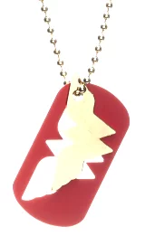  DC Comics medál - Wonder Woman Logo Dog Tag