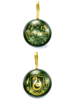 Karácsonyi dísz Harry Potter- Slytherin (belül medállal)