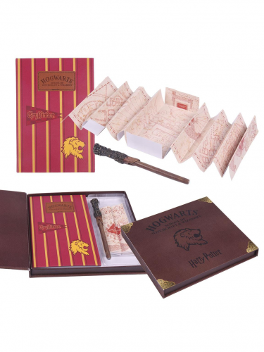 Ajándék szett Harry Potter - Marauder Map ((jegyzetfüzet, toll, térkép)
