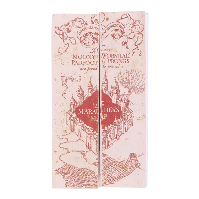 Ajándék szett Harry Potter - Marauder Map ((jegyzetfüzet, toll, térkép)
