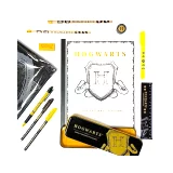 Dárkový set Harry Potter - psací potřeby (penál, propiska, tužka, guma, pravítko, ořezávátko, zápisník)