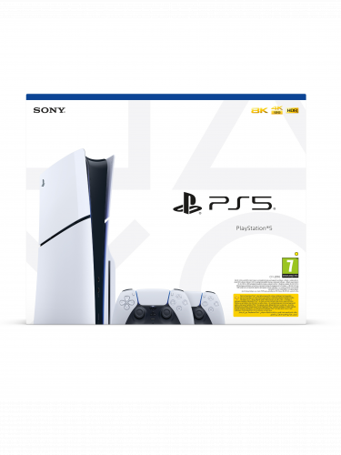 Konzole PlayStation 5 (Slim) 1 TB - Fehér + 2x DualSense fehér (PS5)