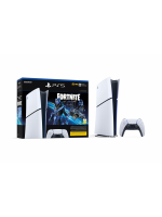 Konzol PlayStation 5 (Slim) 1 TB - Fehér (Digital Edition) - Fortnite Cobalt Star Bundle