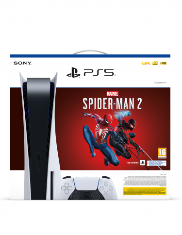 Konzol PlayStation 5 825 GB - Fehér + Marvel’s Spider-Man 2 (PS5)