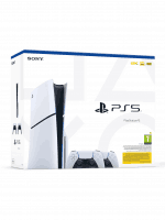 Konzol PlayStation 5 (Slim) 1 TB - Fehér + 2x DualSense
