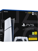 Konzol PlayStation 5 Slim 825 GB – Fehér + 2 db DualSense (Digital Edition)
