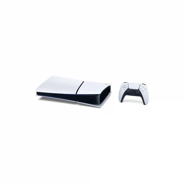 Konzol PlayStation 5 Slim 825 GB – Fehér (Digital Edition) - Játék konzolok