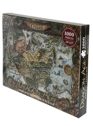 Puzzle Dragon Age - World of Thedas Map (Dark Horse)