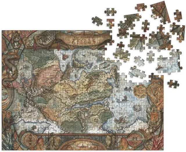 Puzzle Dragon Age - World of Thedas Map (Dark Horse)