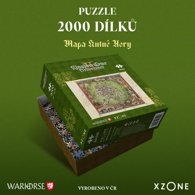 Puzzle Kingdom Come: Deliverance II - Kuttenberg (2000 darabos) - Xzone Originals