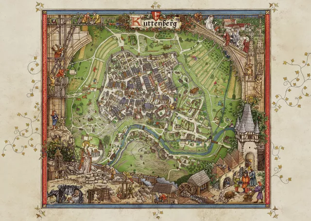 Puzzle Kingdom Come: Deliverance II - Kuttenberg (2000 darabos) - Xzone Originals